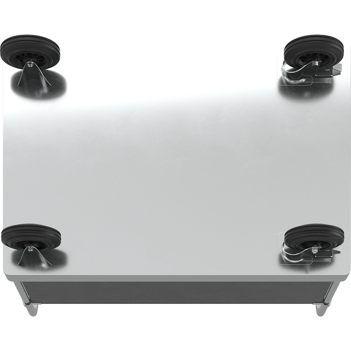 Ocynkowany wózek platformowy JUMBO – Kongamek (Zdjęcie produktu 5)-4