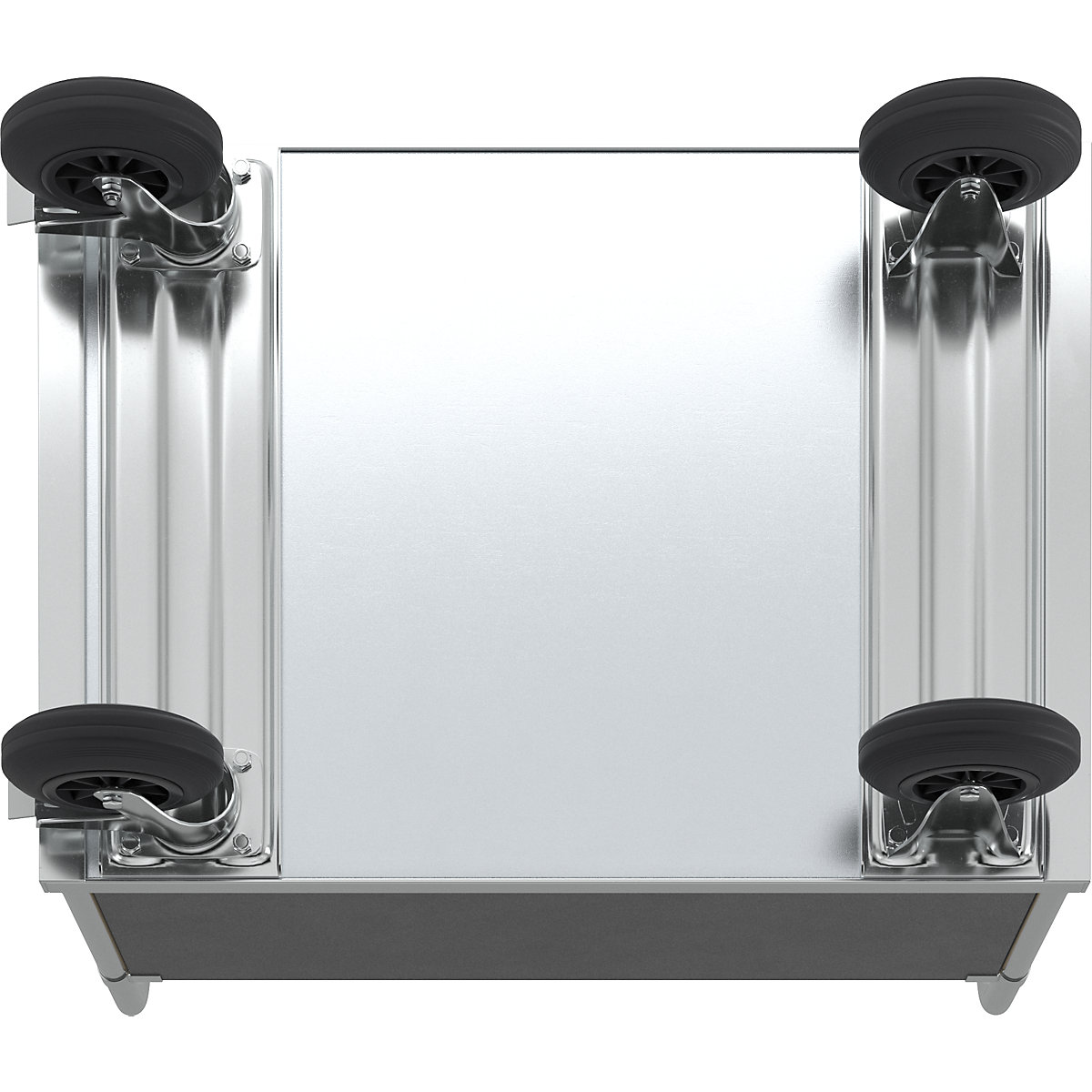 Wózek platformowy, nośność 500 kg – Kongamek (Zdjęcie produktu 5)-4