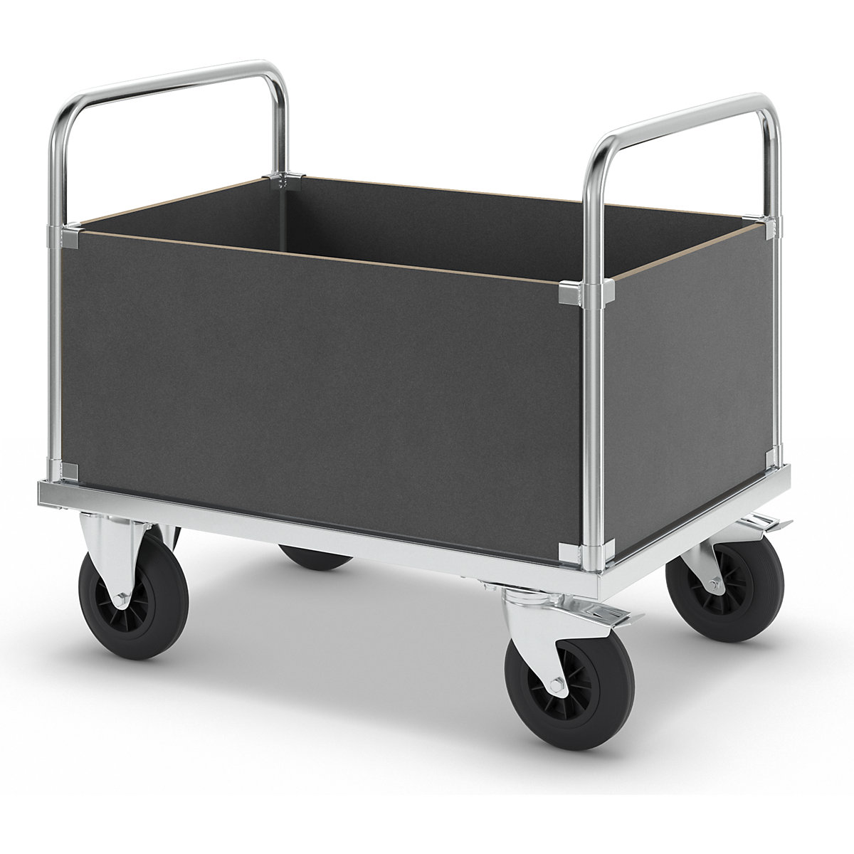 Wózek platformowy, nośność 500 kg – Kongamek (Zdjęcie produktu 6)-5