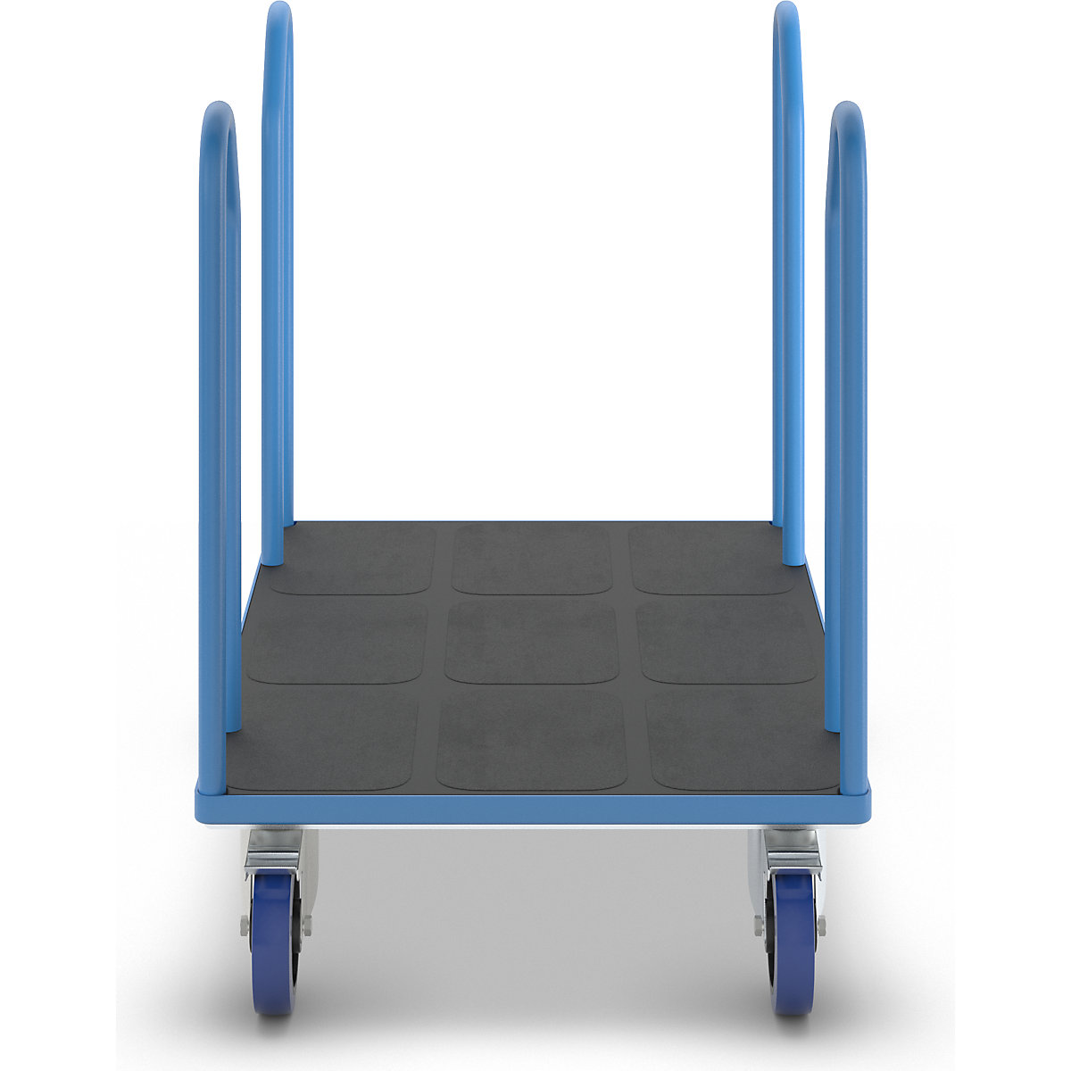 Wózek platformowy z bocznymi pałąkami – eurokraft pro (Zdjęcie produktu 2)-1