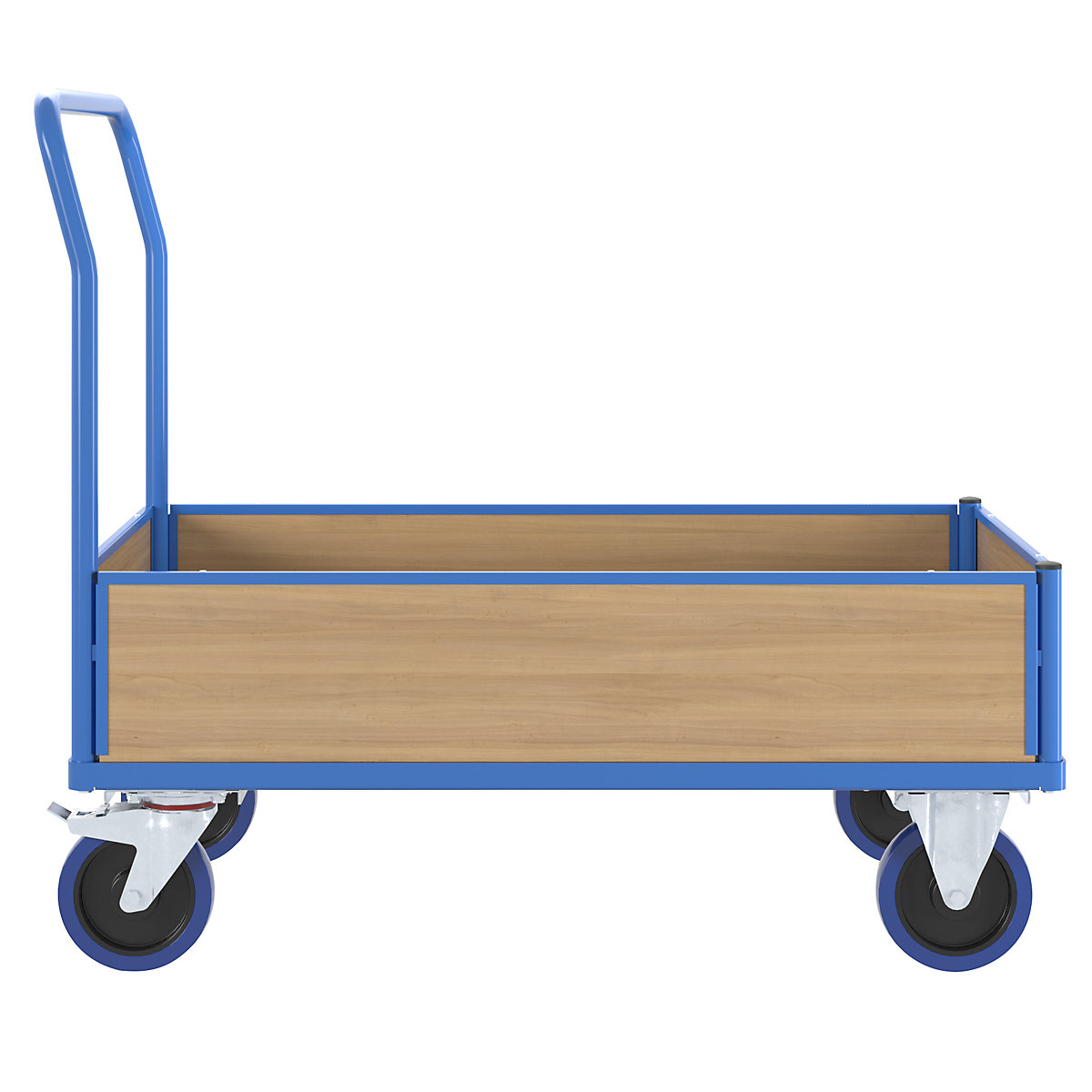 Wózek platformowy ze ściankami drewnianymi – eurokraft pro (Zdjęcie produktu 26)-25