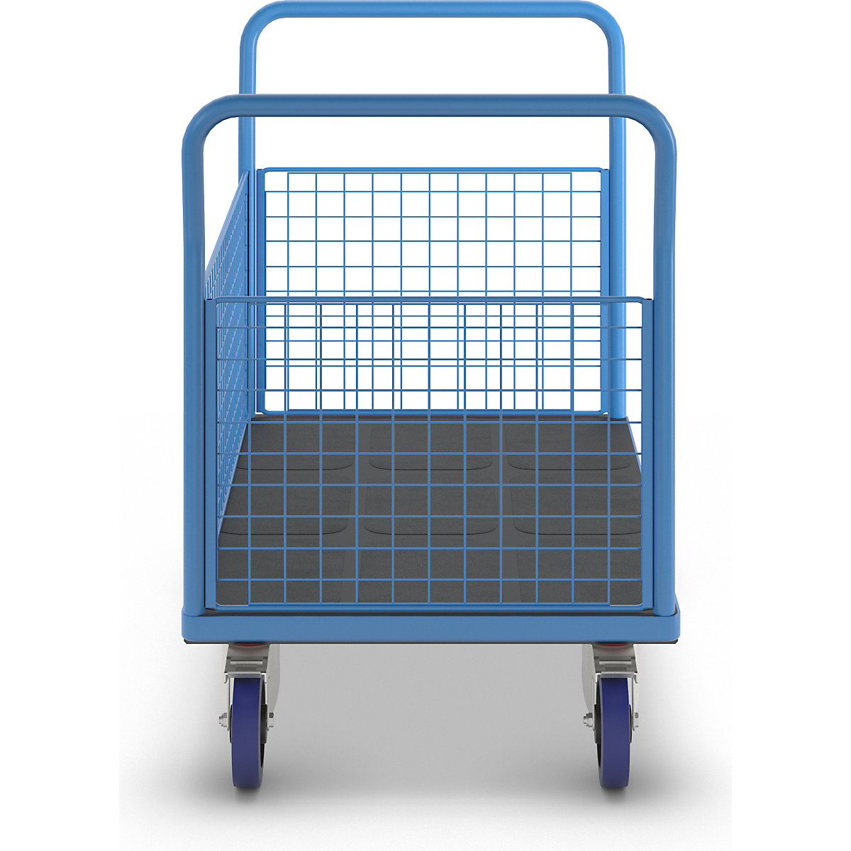 Wózek platformowy ze ściankami kratowymi – eurokraft pro (Zdjęcie produktu 3)-2