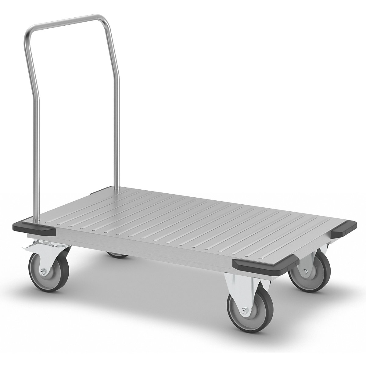 Wózek platformowy ze stali szlachetnej – eurokraft pro (Zdjęcie produktu 5)-4