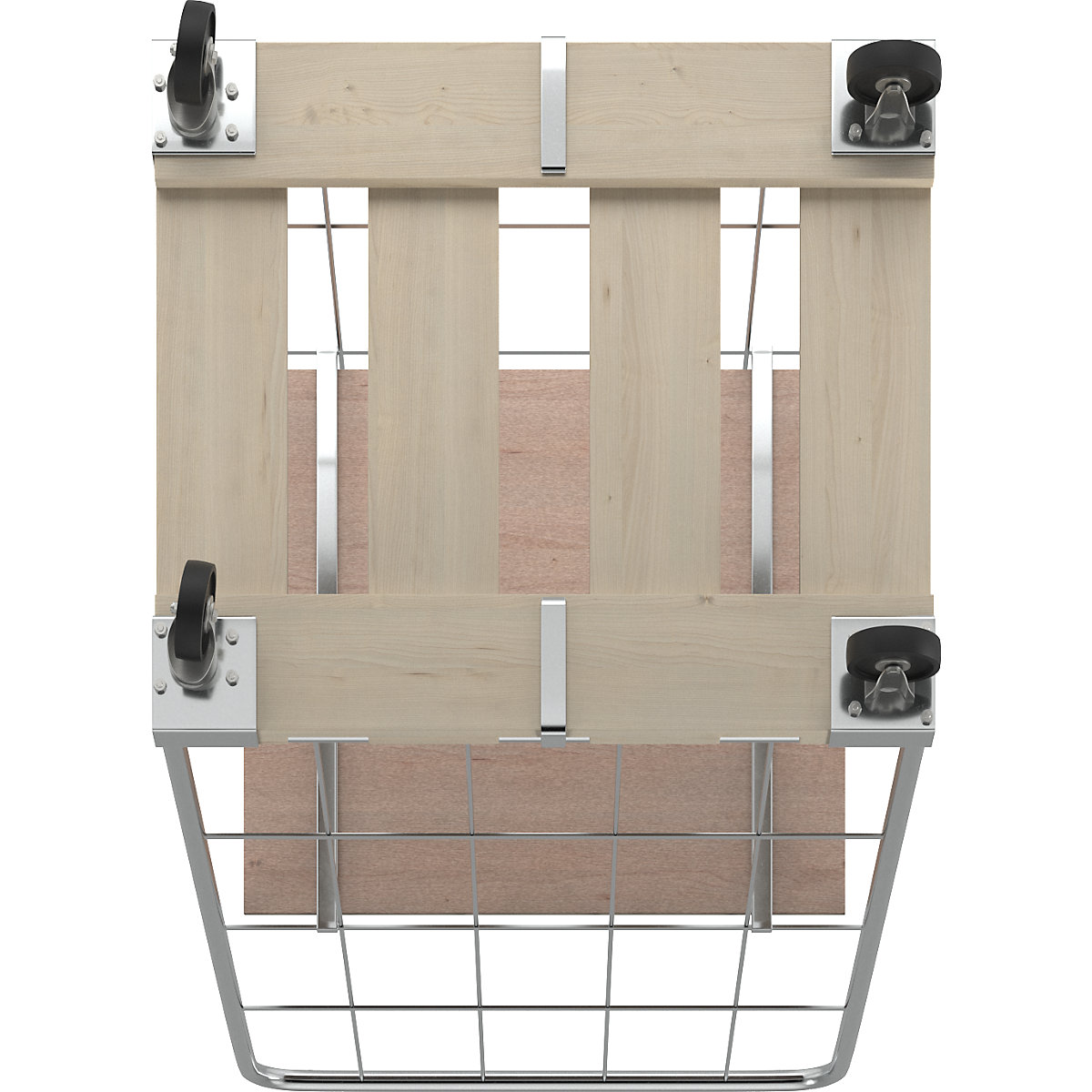 Pojemnik na rolkach ze ściankami kratowymi (Zdjęcie produktu 9)-8