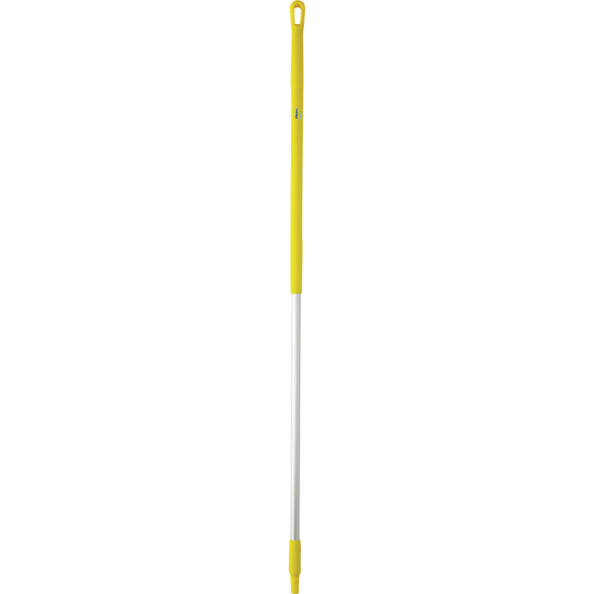 Coadă de aluminiu, ergonomică – Vikan, Ø 31 mm, lungime 1510 mm, amb. 10 buc., galben-6