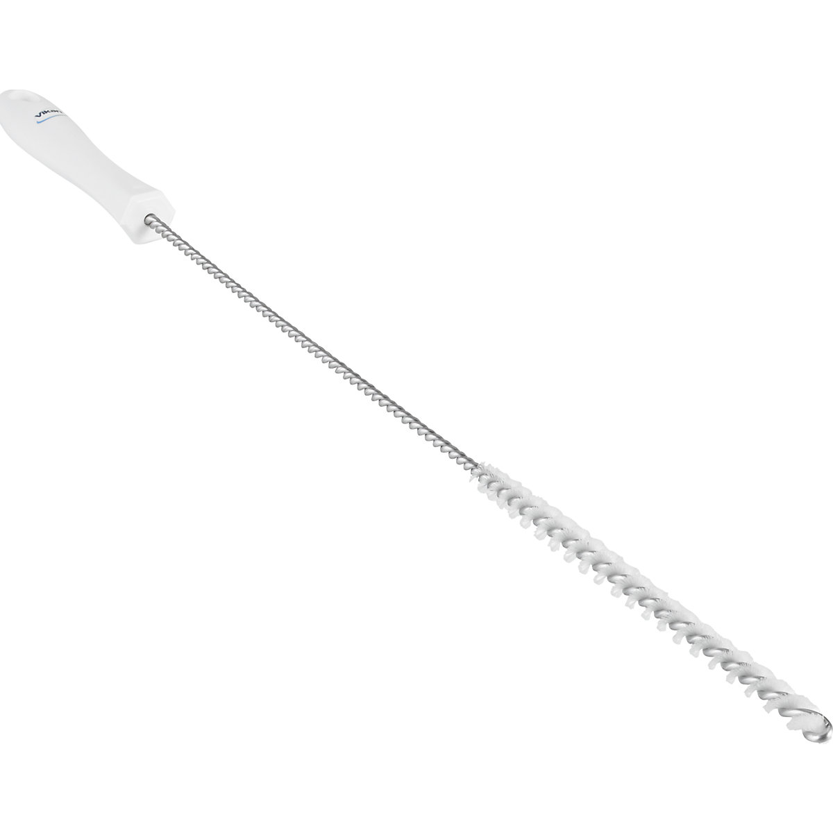 Perie pentru țevi, cu coadă – Vikan, dură, Ø 10 mm, amb. 15 buc., alb-4