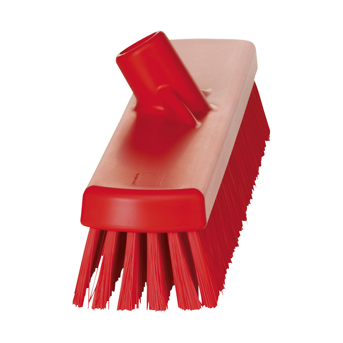 Balai brosse frottoir sol dur 28 cm couleur rouge - PRC INDUSTRIE