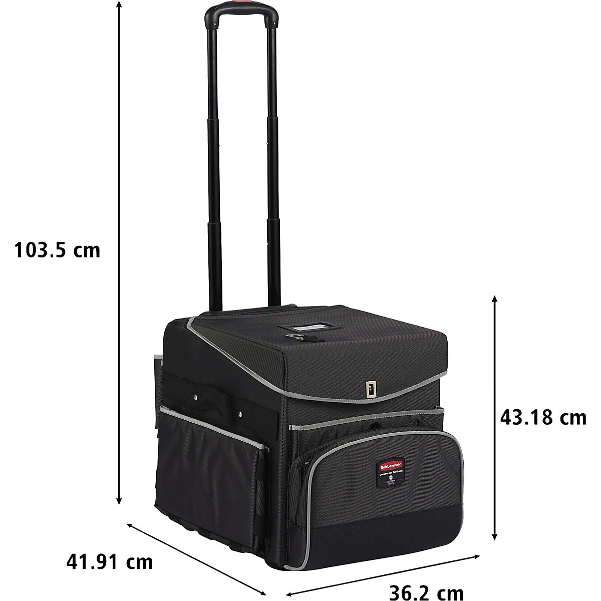 Chariot de service QUICK CART, mobile – Rubbermaid (Illustration du produit 14)-13