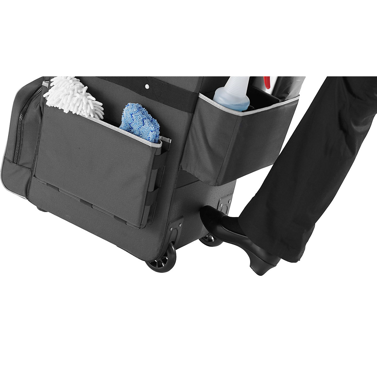 Chariot de service QUICK CART, mobile – Rubbermaid (Illustration du produit 4)-3