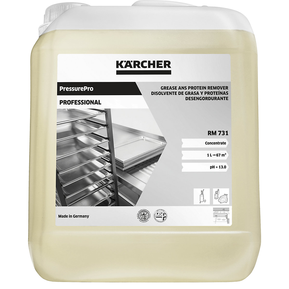 Solvant pour graisse et substances protéiniques RM 731 – Kärcher (Illustration du produit 3)-2