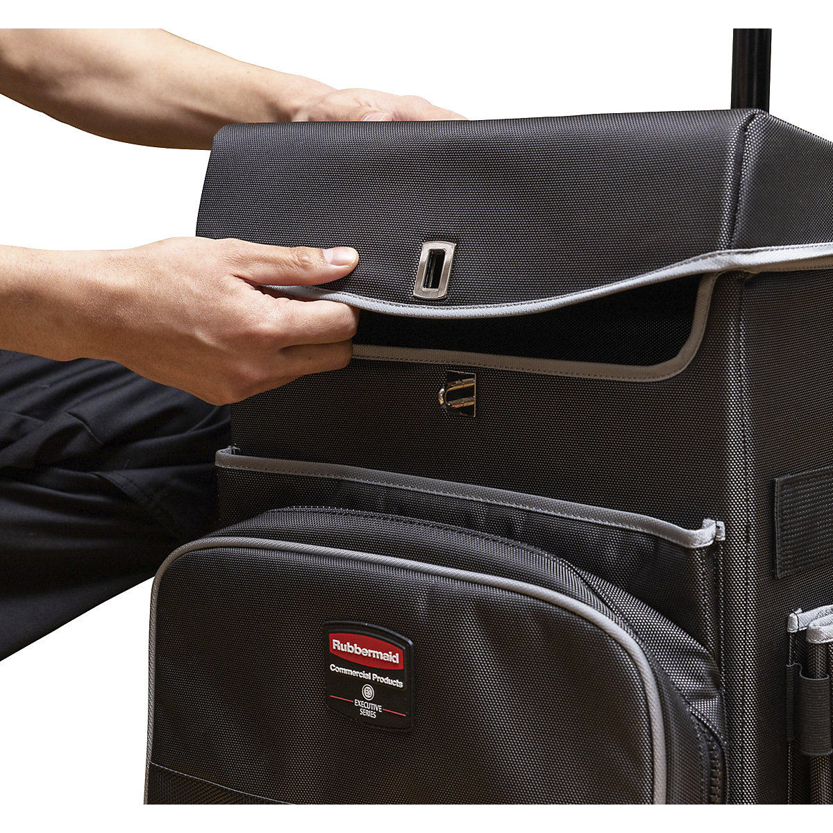 Carrinho de serviço QUICK CART, móvel – Rubbermaid (Imagem do produto 13)-12