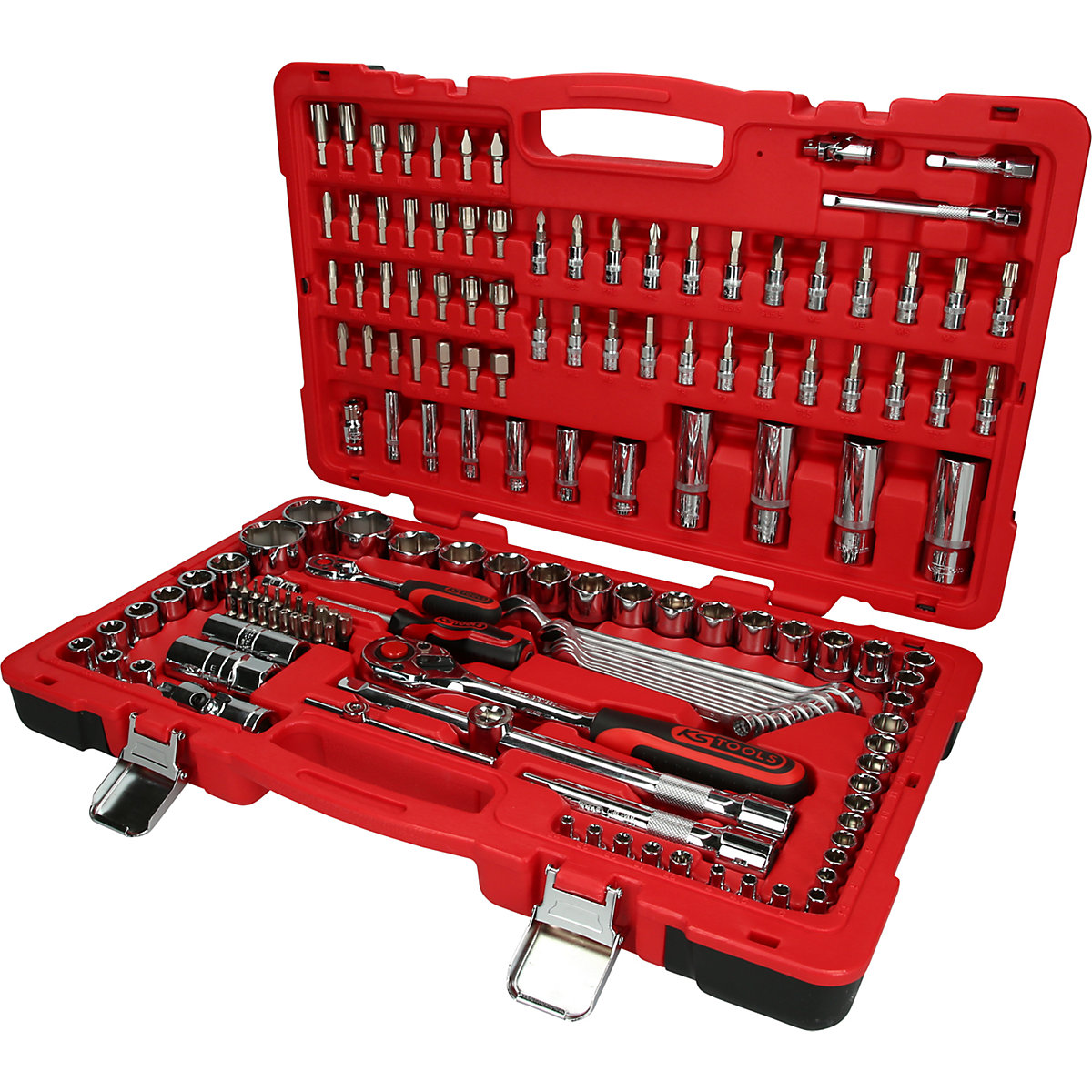 Set di chiavi a bussola CHROMEplus 1/4'' + 1/2'' - KS Tools