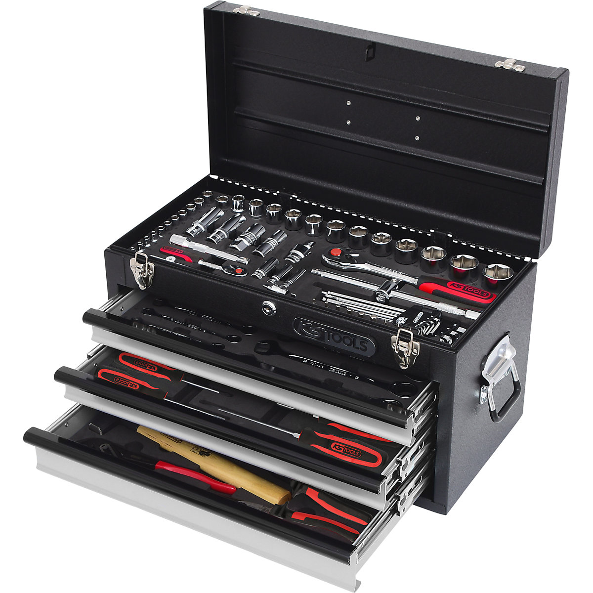 Set di utensili universali CHROMEplus 1/4'' + 1/2'', GEAR - KS Tools