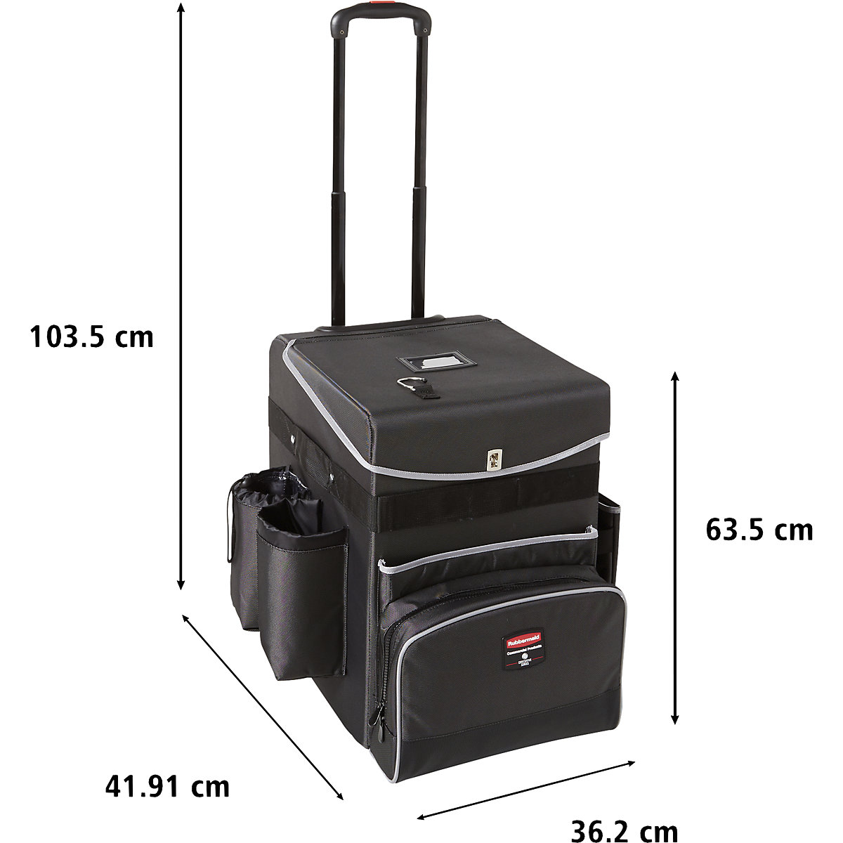 Carrello di servizio QUICK CART, mobile – Rubbermaid (Foto prodotto 5)-4