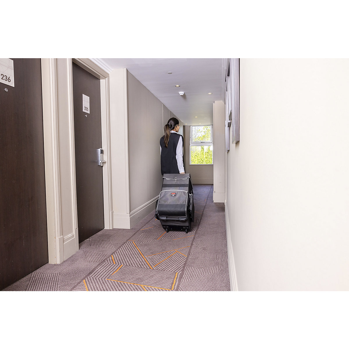 Carrello di servizio QUICK CART, mobile – Rubbermaid (Foto prodotto 5)-4