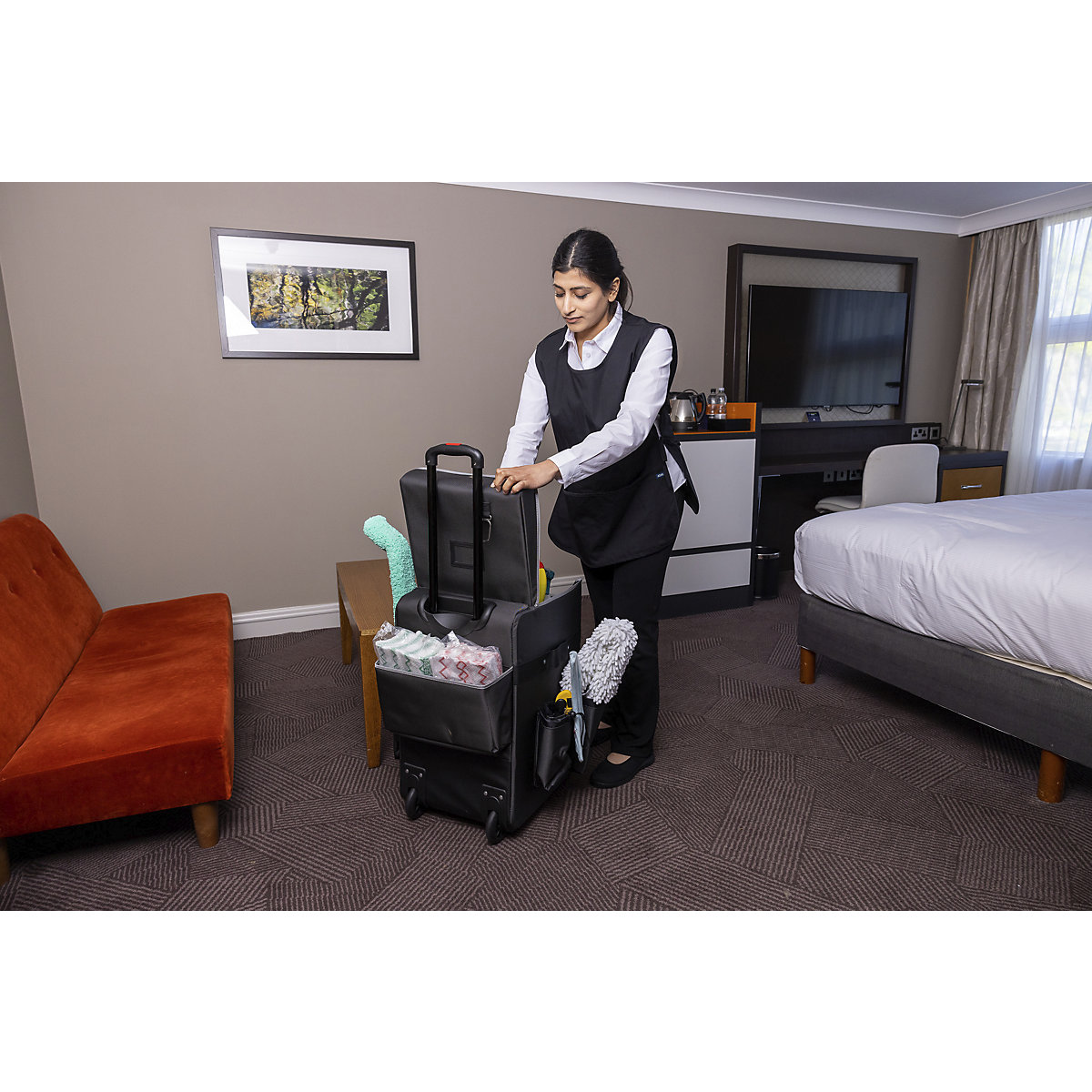 Carrello di servizio QUICK CART, mobile – Rubbermaid (Foto prodotto 10)-9