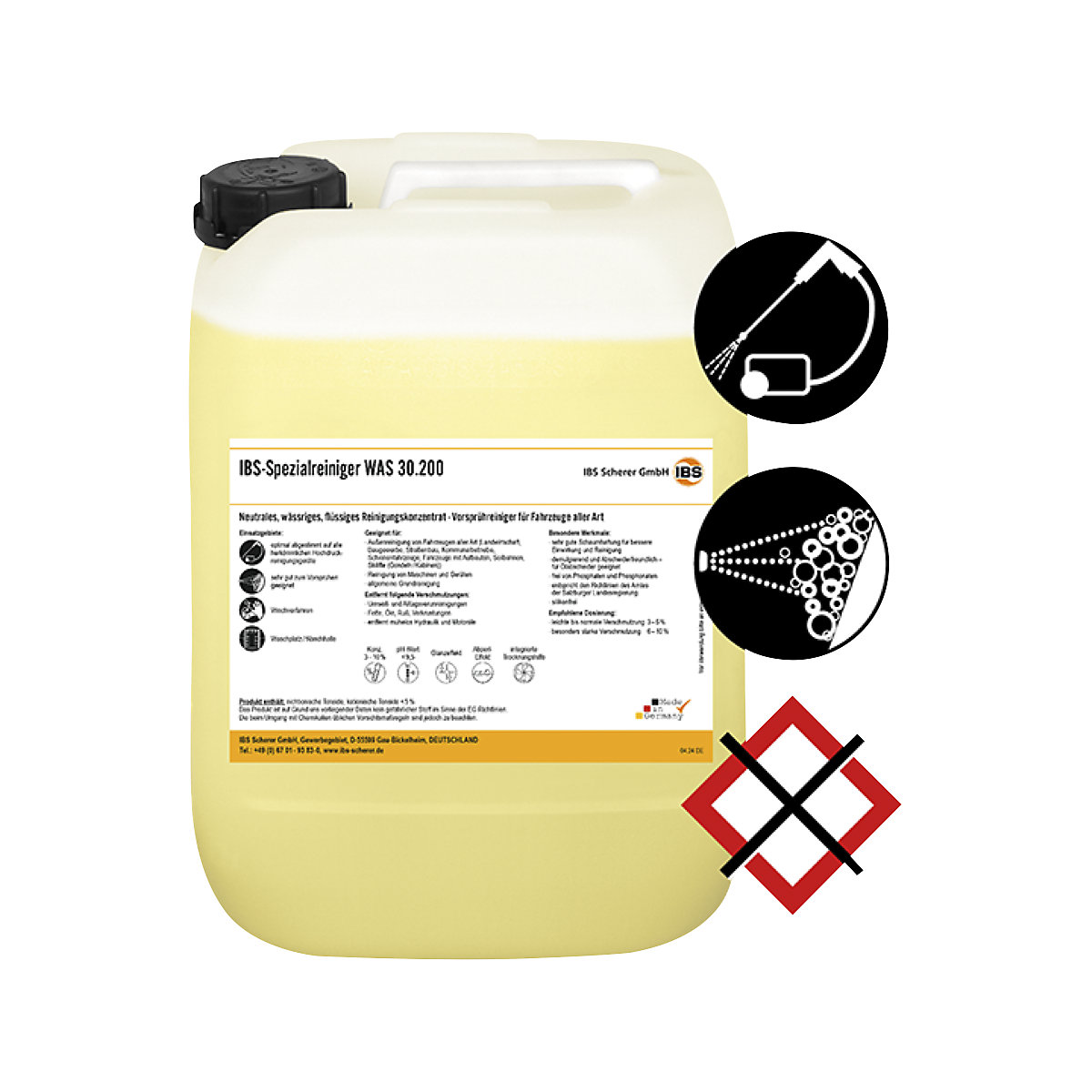Detergente per veicoli WAS 30.200 - IBS Scherer