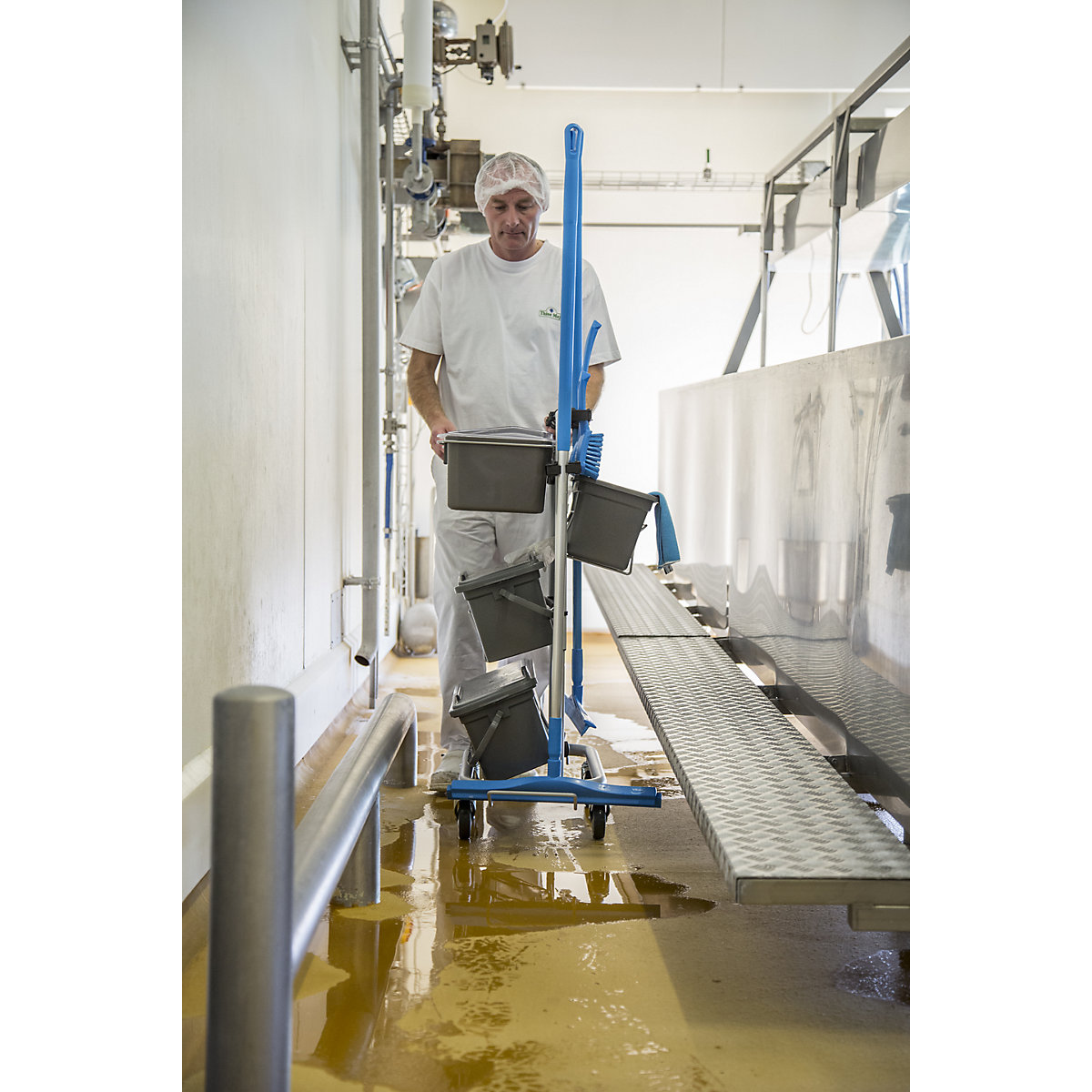 Palo de aluminio, ergonómico – Vikan (Imagen del producto 2)-1