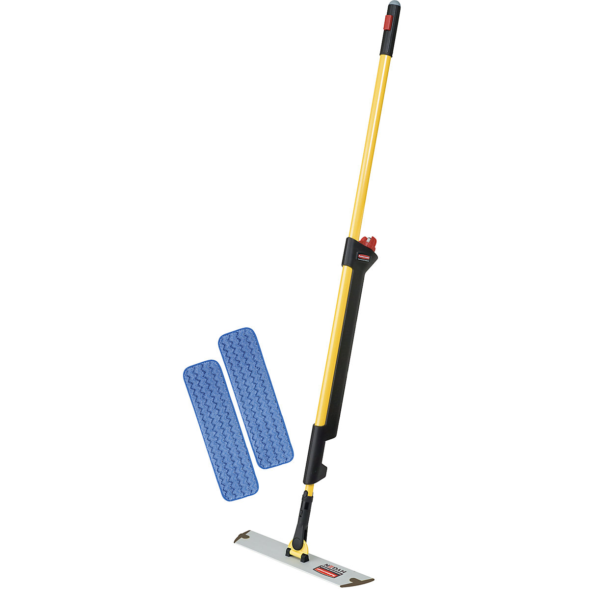 Juego de limpieza de suelos con mopa pulverizadora PULSE™ – Rubbermaid: con  portamopas y 2 mopas de microfibra