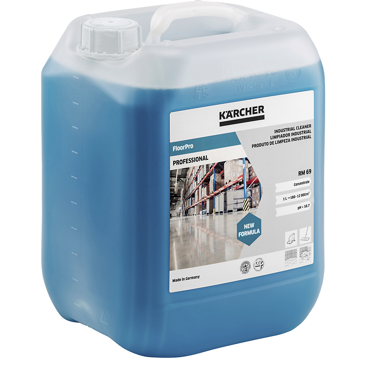Detergente para uso industrial RM 69 – Kärcher