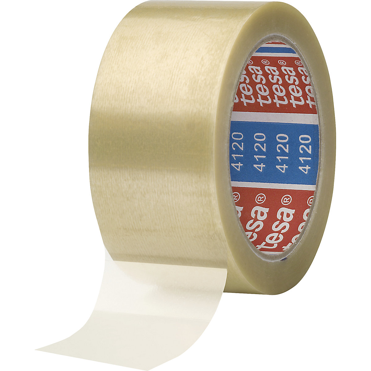 Balicí páska z PVC – tesa, tesapack® 4120, bal.j. 36 rolí, transparentní, šířka pásky 50 mm-1
