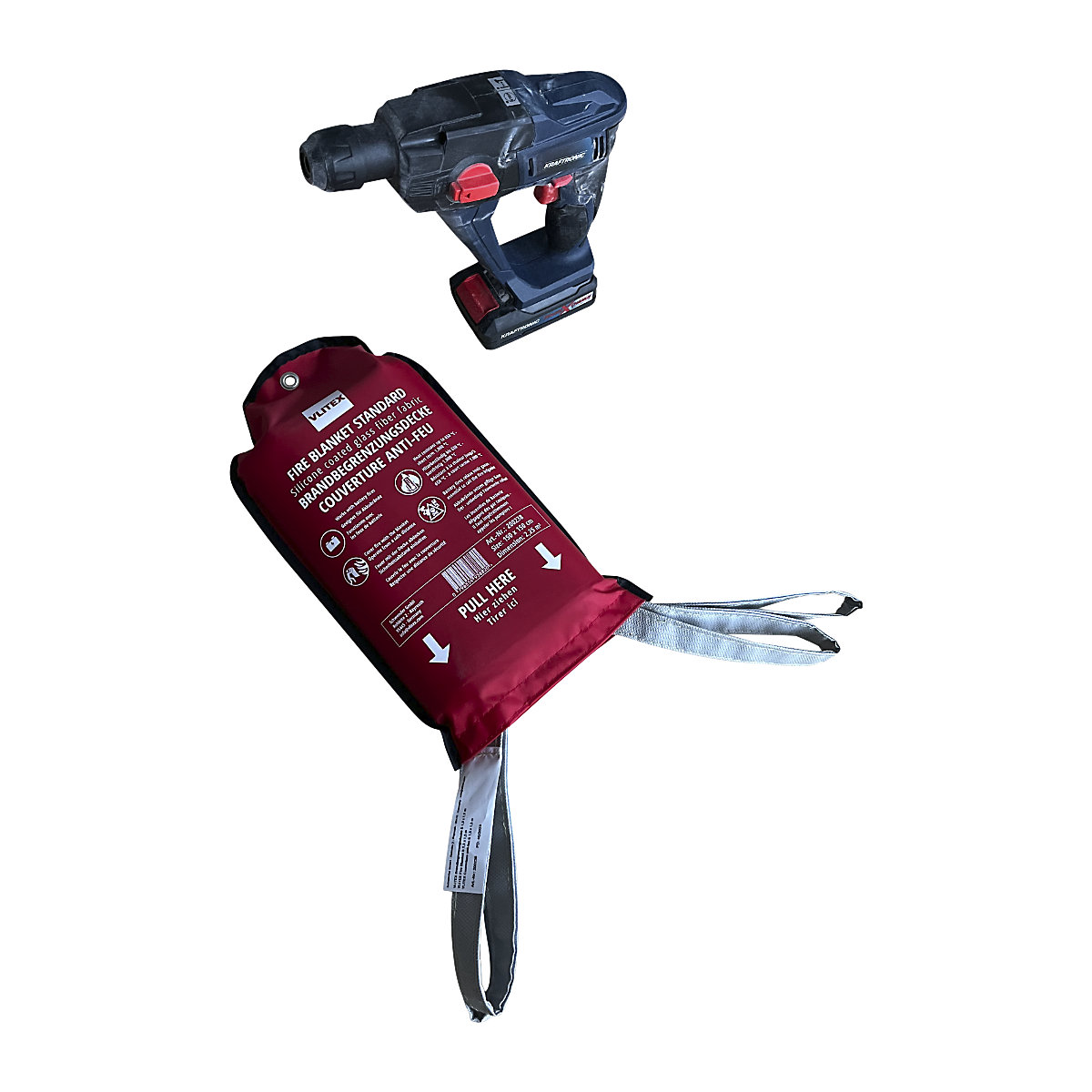 Bâche anti-incendie pour batterie Li-ions STANDARD – VLITEX (Illustration du produit 5)-4