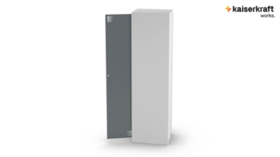 Schwarz-Weiß-Spind Alvina eurokraft basic (Produktabbildung 9)-8