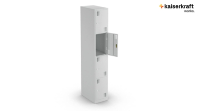 Skriňa so 4 uzamykateľnými priehradkami Alvina – eurokraft basic (Zobrazenie produktu 9)-8