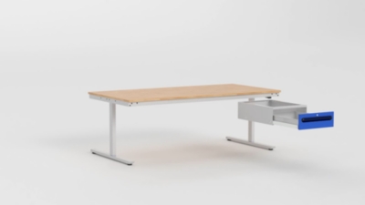 Mesa de trabajo de altura regulable eléctricamente de la serie Adlatus – RAU (Imagen del producto 5)-4