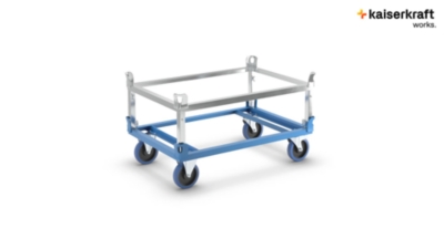 Paletten-Fahrgestell mit Aufsetzrahmen eurokraft pro (Produktabbildung 8)-7