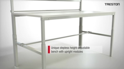 Packtisch komplett, manuell höhenverstellbar Treston (Produktabbildung 4)-3