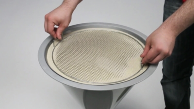 Cenicero de pie cónico de plástico – VAR (Imagen del producto 4)-3