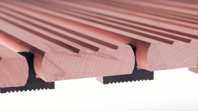 Caillebotis en bois Yoga, hêtre clair, par mètre – Miltex (Illustration du produit 7)-6