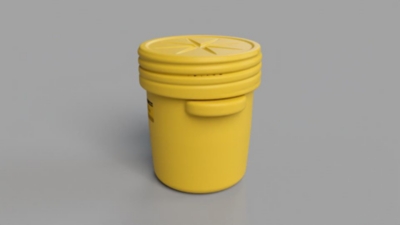 Bidón de seguridad de PE con codificación UN – Justrite (Imagen del producto 4)-3