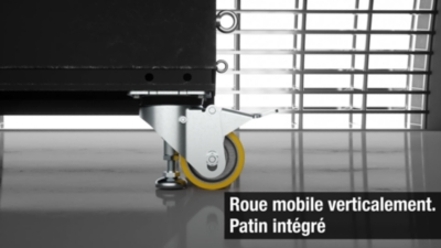 Roulette de levage pivotante: roue réglable en hauteur