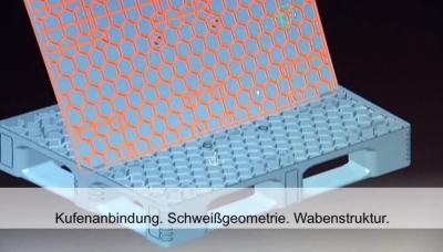 Hygiene-Palette, Polyethylen ratioform (Produktabbildung 2)-1