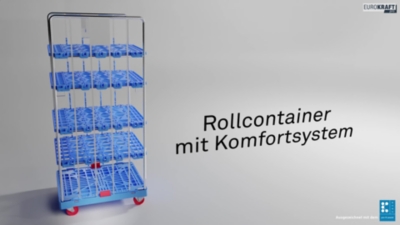 Kunststoff-Rollbehälter eurokraft pro (Produktabbildung 13)-12