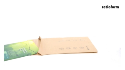 Versandtasche, nassfest DEBAPOST® ratioform terra (Produktabbildung 8)-7