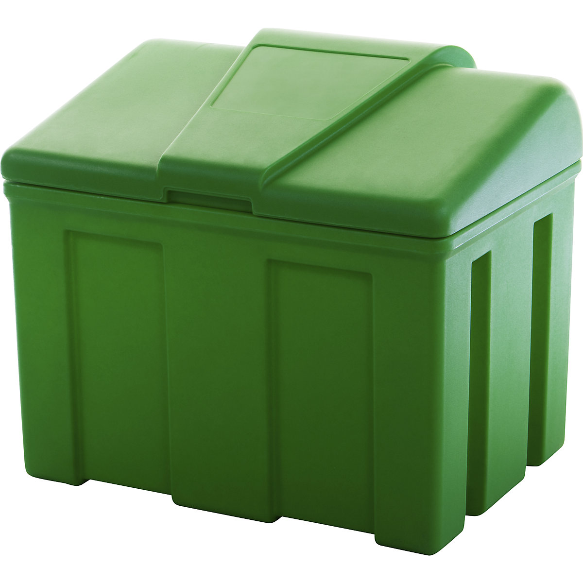 Skladišni spremnik za sipke tvari – eurokraft basic, volumen 110 l, u zelenoj boji-1