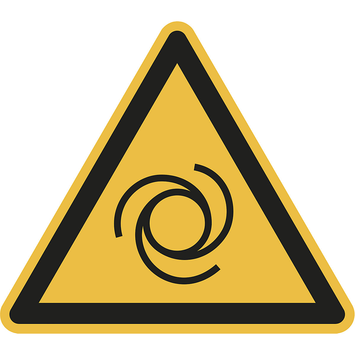 Varnostni znak, opozorilo pred samodejnim zagonom, DE 10 kosov, umetna masa, dolžina kraka 200 mm-2