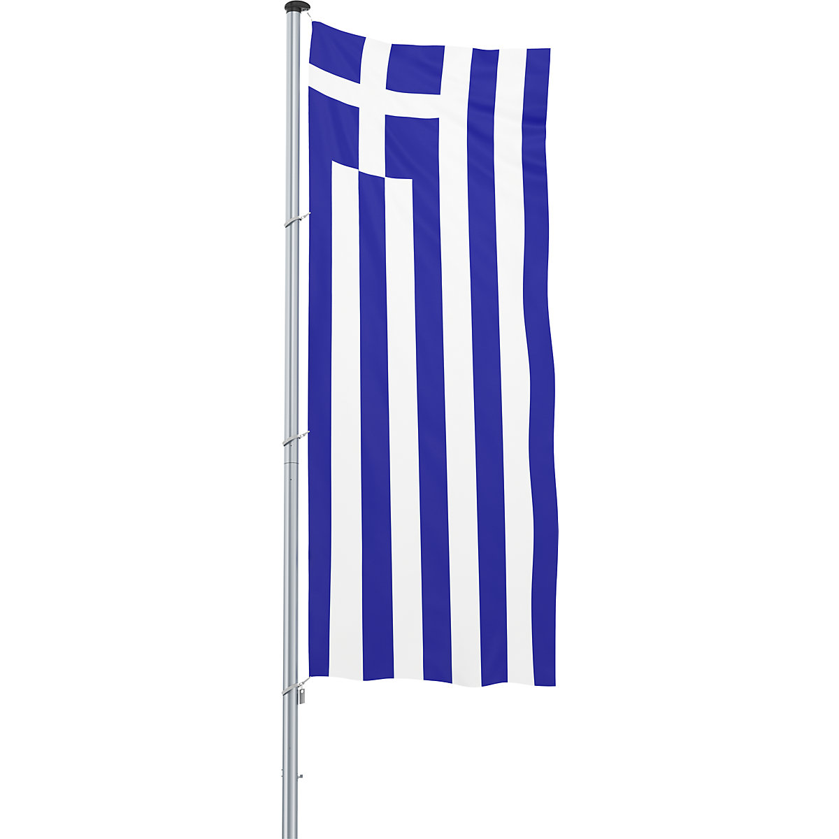 Vlajka pro vodorovné zavěšení/vlajka země – Mannus, formát 1,2 x 3 m, Řecko-15