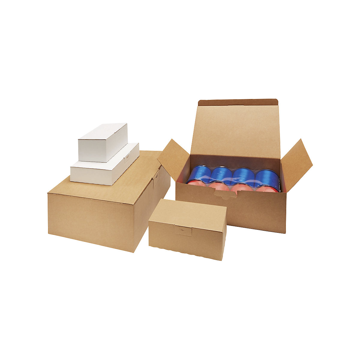 Blitzbox braun ratioform, 1-wellig, Innenmaße 344 x 294 x 140 mm, VE 20 Stk-2