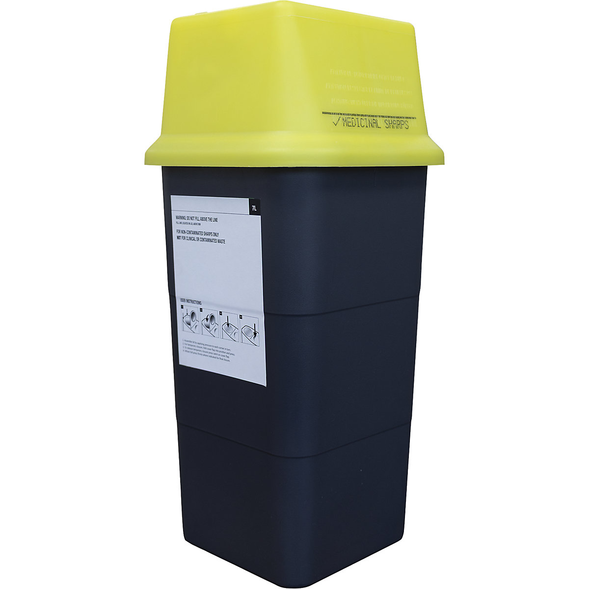 COBA Blade and Knife Box Yellow 7L 2