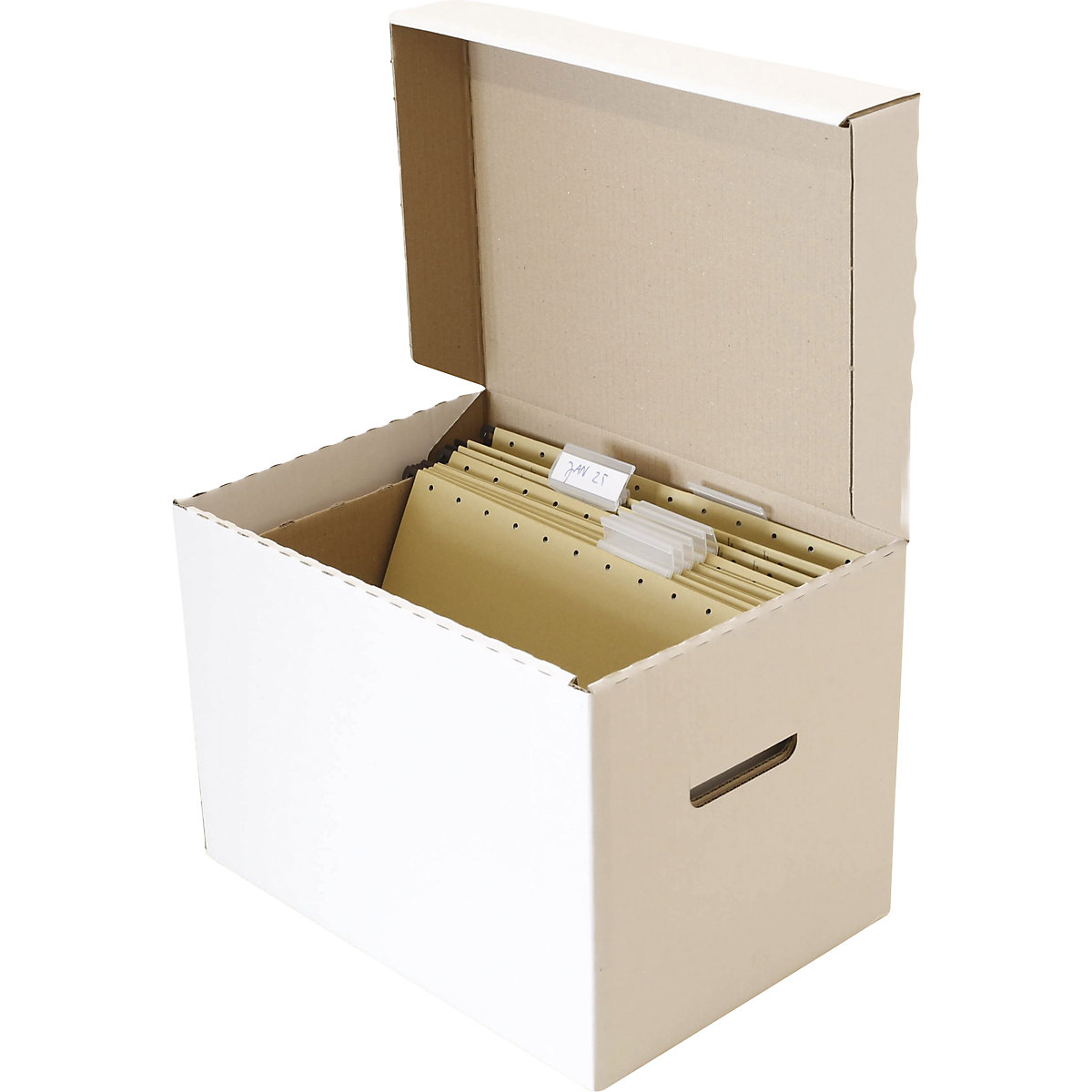 Register-Box mit Automatikboden