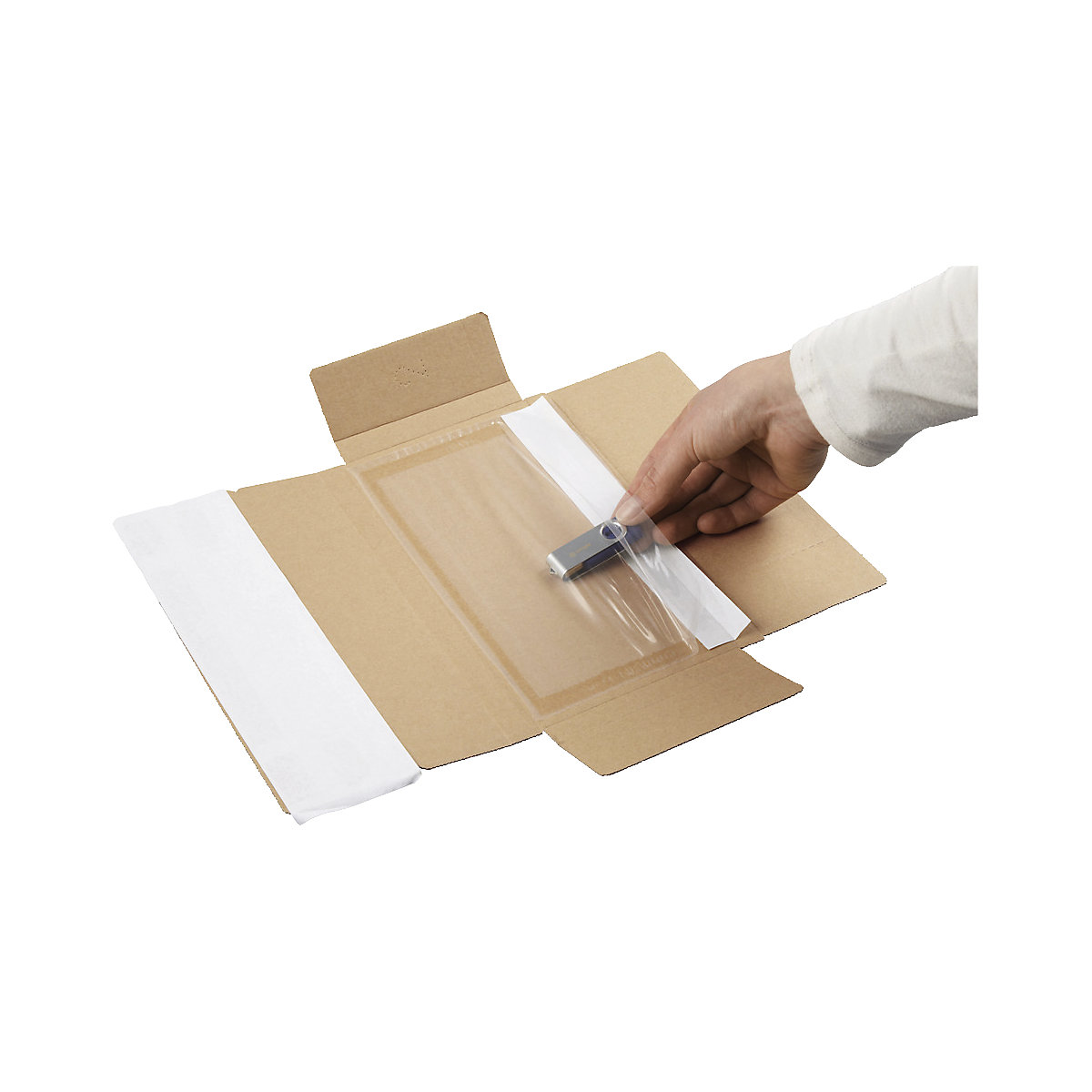 USB-Stick-Verpackung ratioform flow (Produktabbildung 2)-1