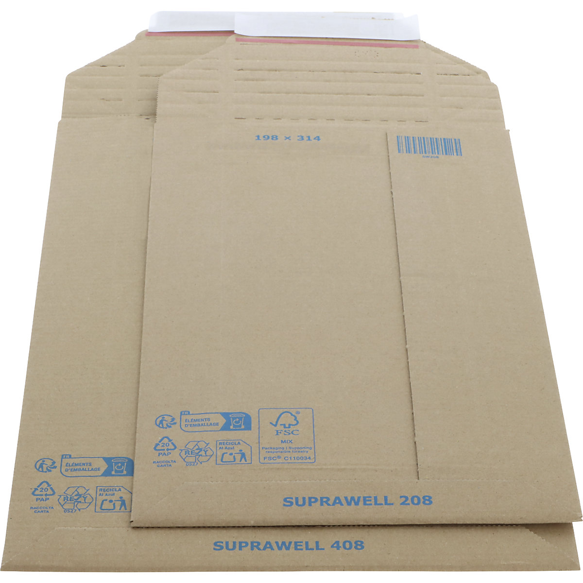 Karton-Versandtasche ratioform flow (Produktabbildung 4)-3