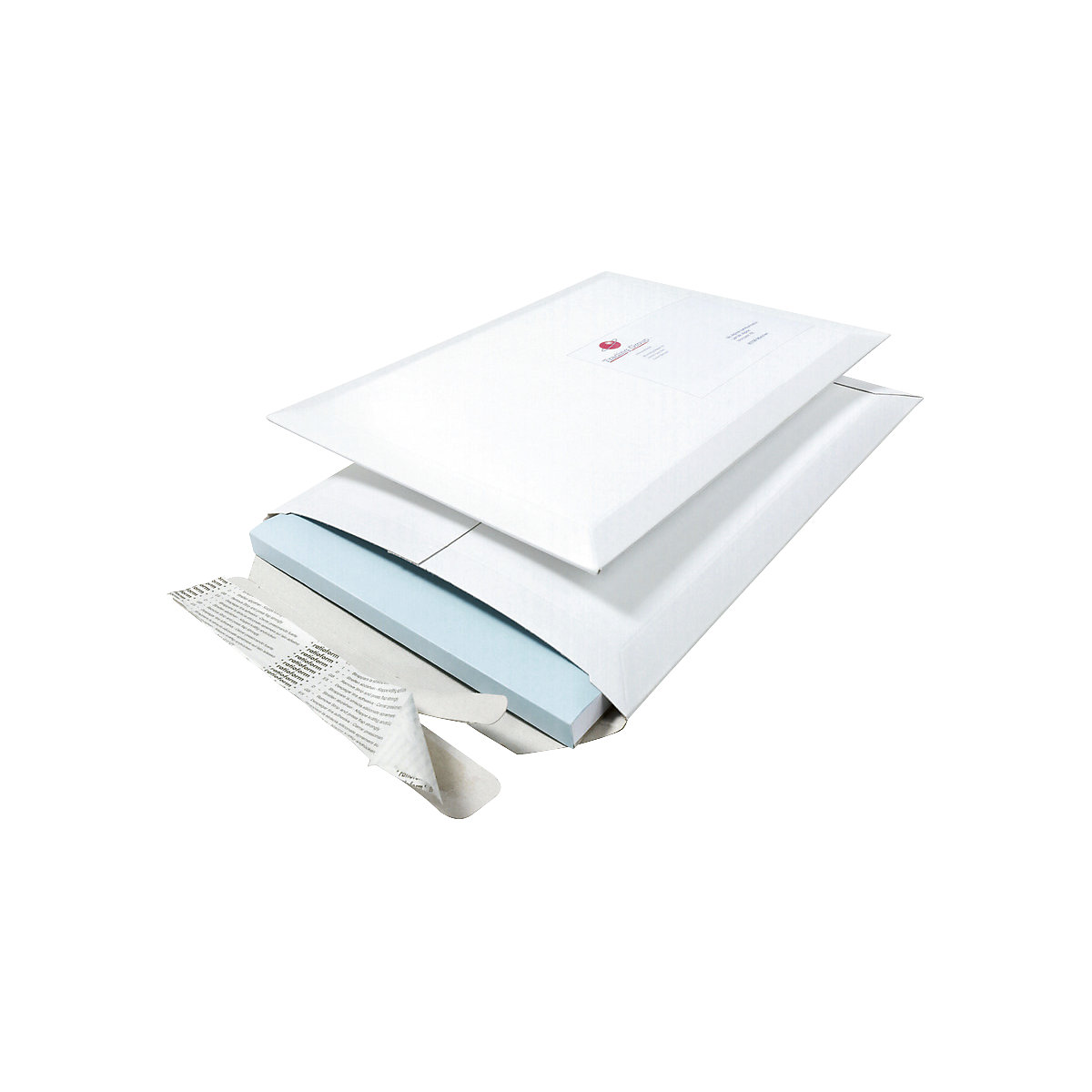 Produktbild von 100x Weiße Wellpappe Versandtaschen 6x5x2 Zoll – Box Partners, Leicht & Stabil