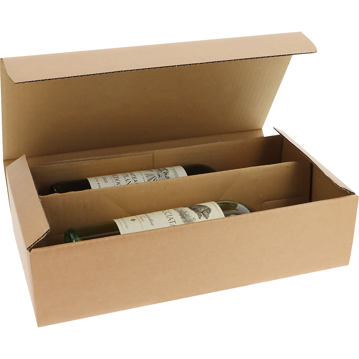 Flaschen-Geschenkkarton Rentiere ratioform (Produktabbildung 2)-1