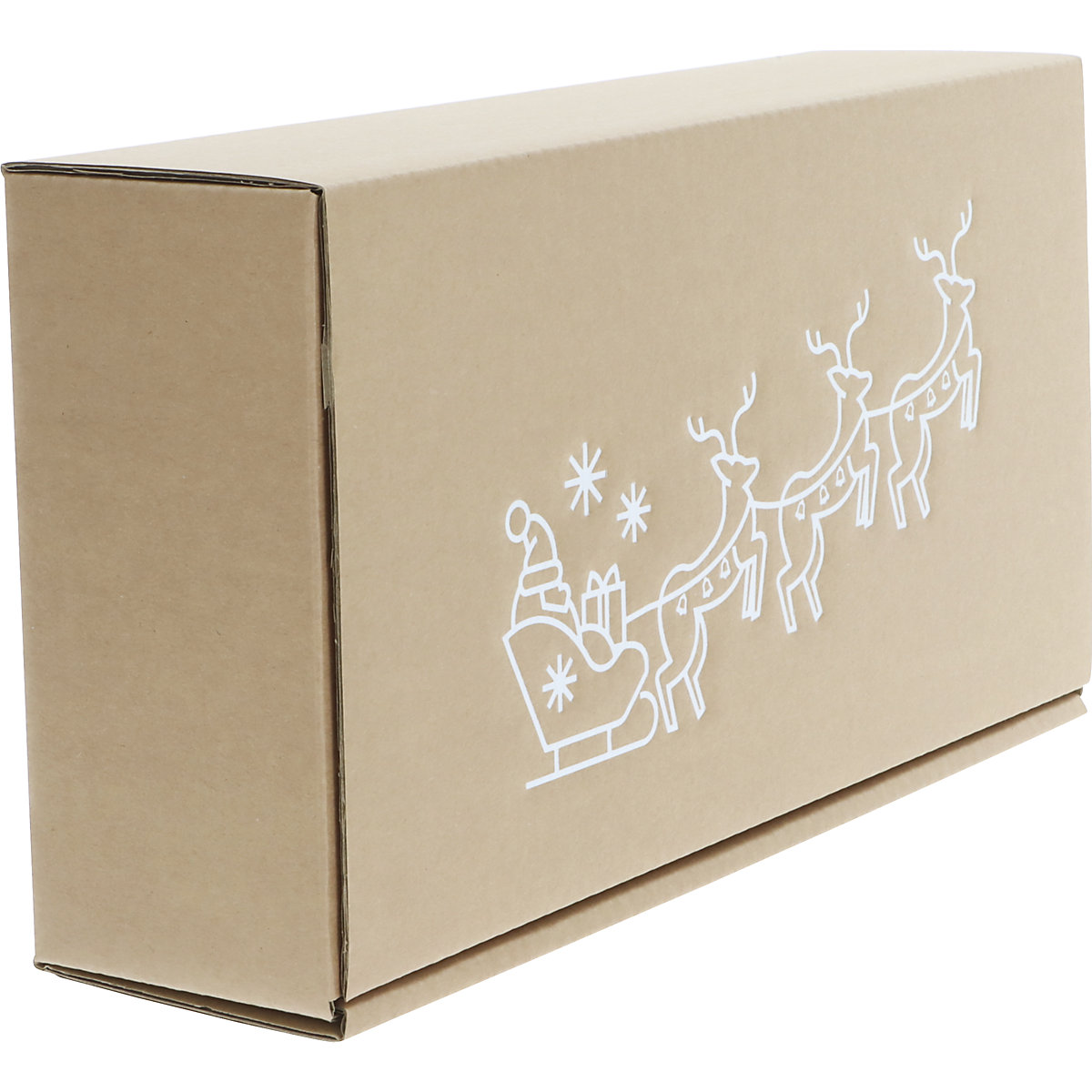 Flaschen-Geschenkkarton Rentiere ratioform (Produktabbildung 3)-2