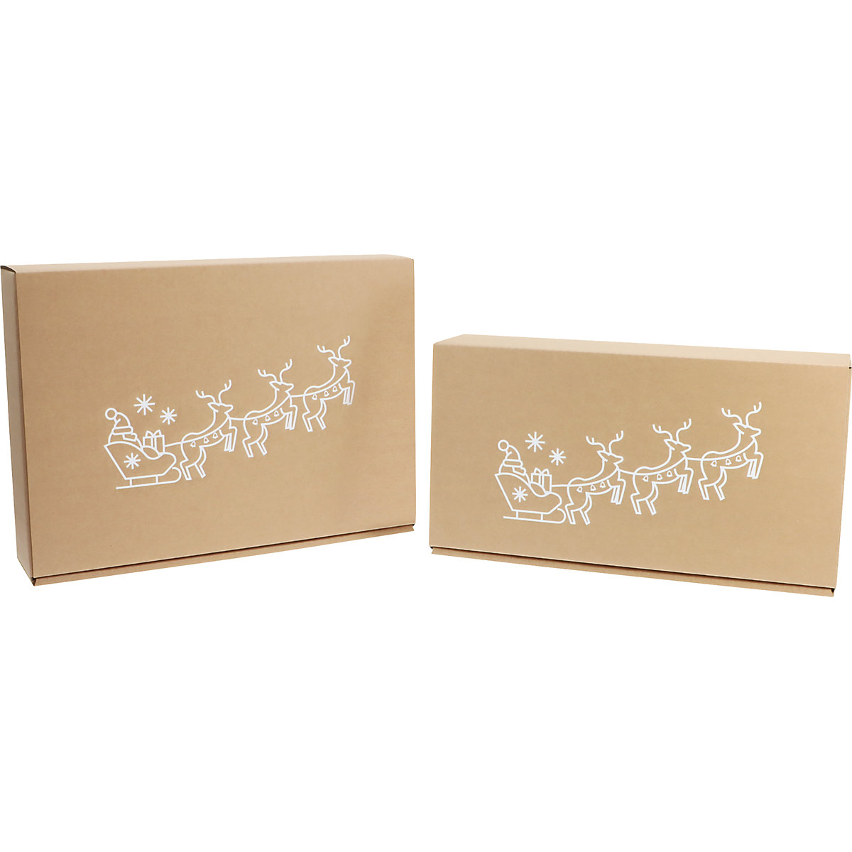 Flaschen-Geschenkkarton Rentiere ratioform (Produktabbildung 4)-3